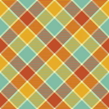 Seamless tartan vector pattern Stock Illustration