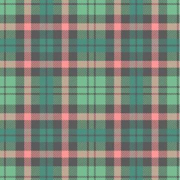 Seamless tartan vector pattern Stock Illustration