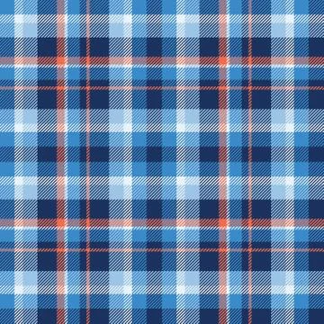 Seamless tartan vector pattern Stock Illustration