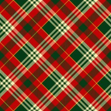 Seamless tartan vector pattern Stock Illustration