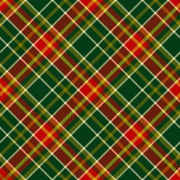 Seamless tartan vector pattern Stock Illustration