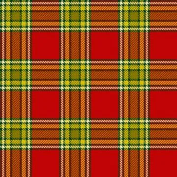 Seamless tartan vector pattern Stock Illustration