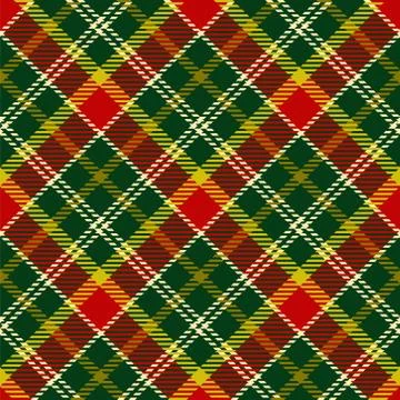 Seamless tartan vector pattern Stock Illustration