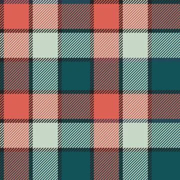 Seamless tartan vector pattern Stock Illustration