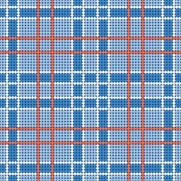 Seamless tartan vector pattern Stock Illustration