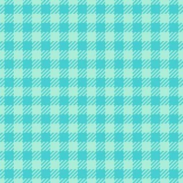 Seamless teal and mint gingham pattern.  Perfect for backgrounds, textiles,.. イラスト素材
