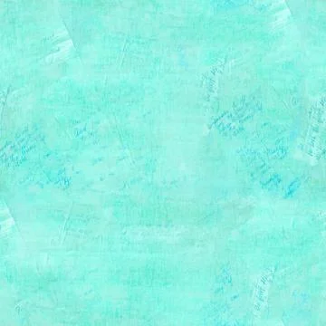 Seamless teal pattern of handwritten texts, vintage collage Illustrazione stock