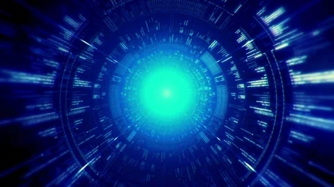 Seamless Technology Animation in 4K for Professional Applications Stock Footage 295368743