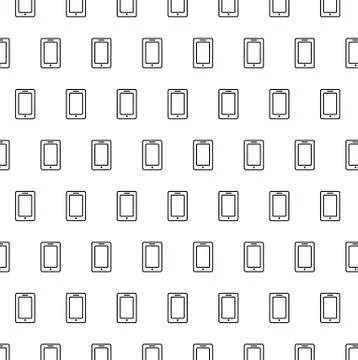 Seamless  telephone  pattern,  telephone  background, wallpaper vector Stock Illustration