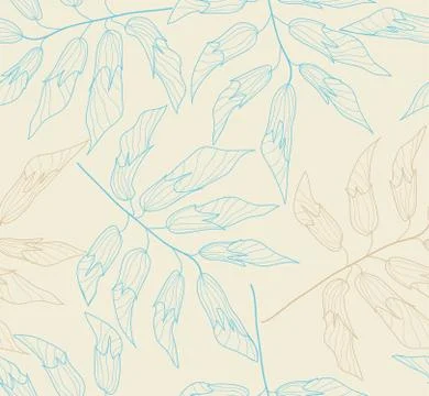 Seamless tender pattern Stock Illustration