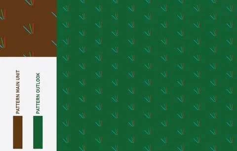 Seamless textile cloth pattern collection vector illustration Stock Illustration