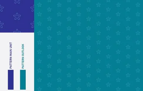 Seamless textile cloth pattern collection vector illustration Stock Illustration