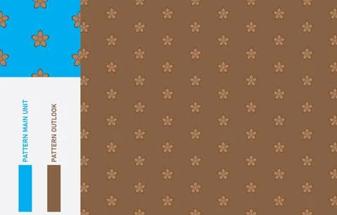 Seamless textile cloth pattern collection vector illustration Stock Illustration