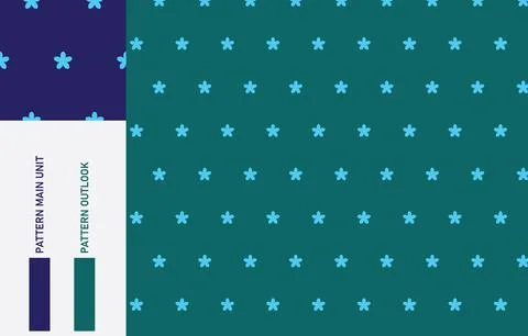 Seamless textile cloth pattern collection vector illustration Stock Illustration