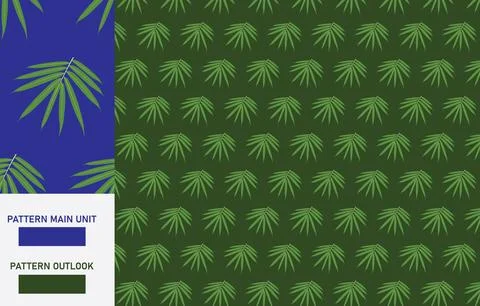 Seamless textile cloth pattern collection vector illustration Stock Illustration