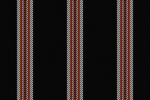 A seamless textile pattern with bold, vertical stripes featuring red and whit Stock Illustration