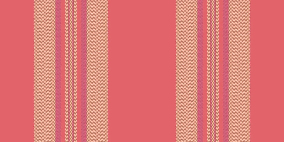 This seamless textile pattern features vibrant coral stripes with an elegant  Stock Illustration