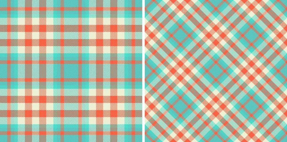 Seamless textile vector of texture fabric check with a background pattern p.. Stockillustratie