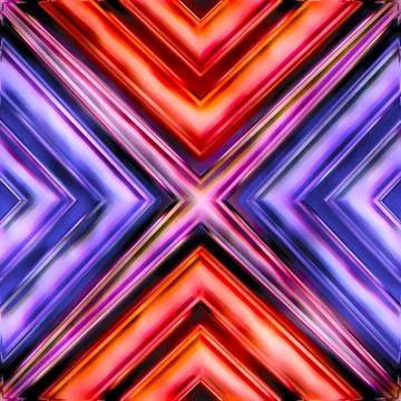 Seamless texture of abstract bright shiny colorful 3D illustration Stock Illustration