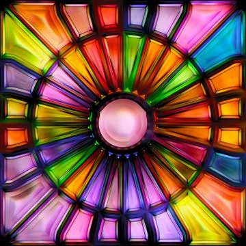 Seamless texture of abstract bright shiny colorful 3D illustration Stock Illustration