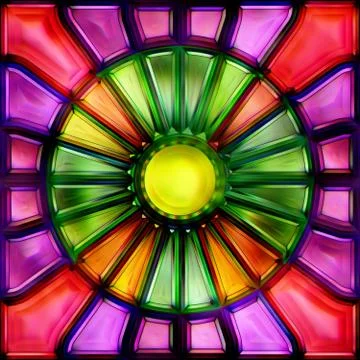 Seamless texture of abstract bright shiny colorful geometric shapes イラスト素材