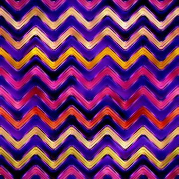 Seamless texture of abstract bright shiny colorful geometric shapes. Stock Illustration