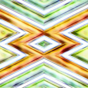 Seamless texture of abstract bright shiny colorful geometric shapes Stock Illustration