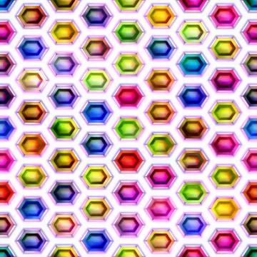 Seamless texture of abstract bright shiny colorful Illustrazione stock