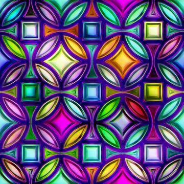 Seamless texture of abstract bright shiny colorful Illustrazione stock