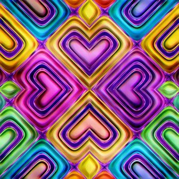 Seamless texture of abstract bright shiny colorful Stock Illustration