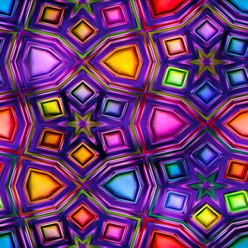 Seamless texture of abstract bright shiny colorful Stock Illustration