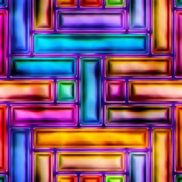 Seamless texture of abstract bright shiny colorful Stock Illustration