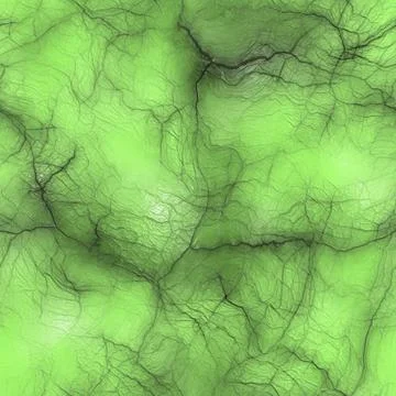Seamless texture abstract green with black hairs veins, fantastic texture Stock Illustration