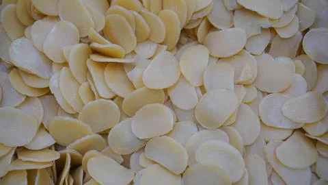 Seamless texture background from raw crackers Foto stock