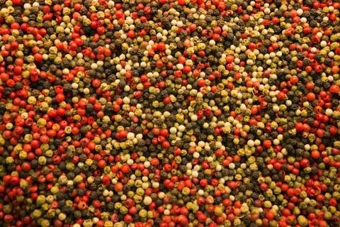 Seamless texture background of spices, multi-colored texture Stock Photos