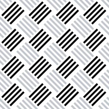 Seamless texture with black and silver gray bands 7428 Illustrazione stock