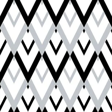 Seamless texture with black and silver gray bands 7430 Illustrazione stock
