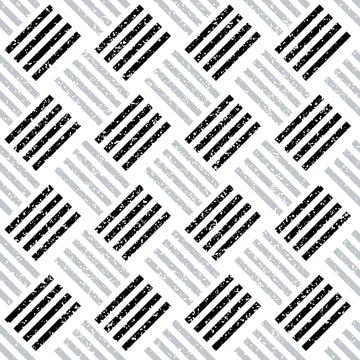 Seamless texture with black and silver gray bands 6 7638 Illustrazione stock