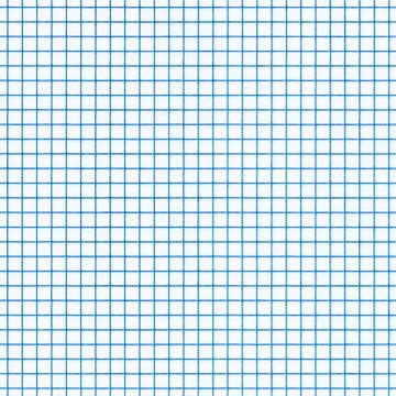 Seamless texture of blue lined graph or grid paper. Stock Photos