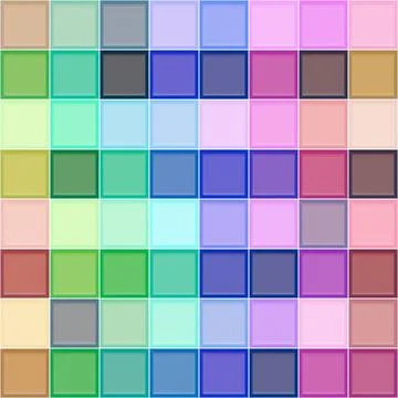 Seamless texture with bordered bright cubes seamless texture with bordered... Stock Photos