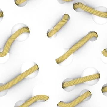Seamless texture of a braided rope イラスト素材