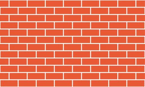 Seamless texture. Brick wall. Vector illustration. Stock Illustration