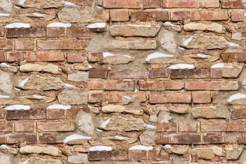 Seamless texture of brickwork Stock Photos