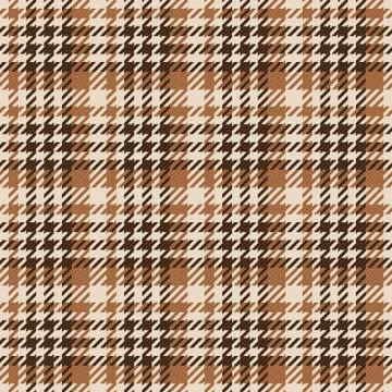 Seamless texture of brown wool fabric comprised by threads Stock Illustration