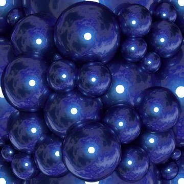 Seamless texture bubble Illustrazione stock