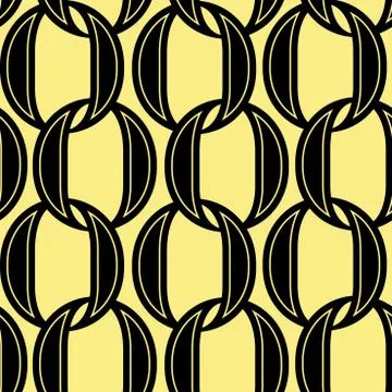Seamless texture with chain. Abstract background Stock Illustration