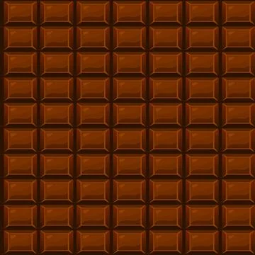 Seamless texture Chocolate Stock Illustration