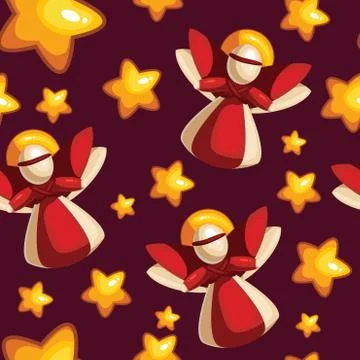 Seamless texture for christmas Stock Illustration