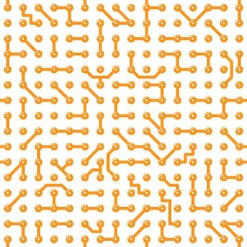 Seamless texture - circuit board Stock Illustration