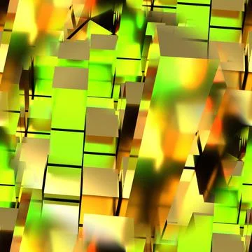 Seamless texture with clear golden elements and multicolored highlights.  Stock Illustration